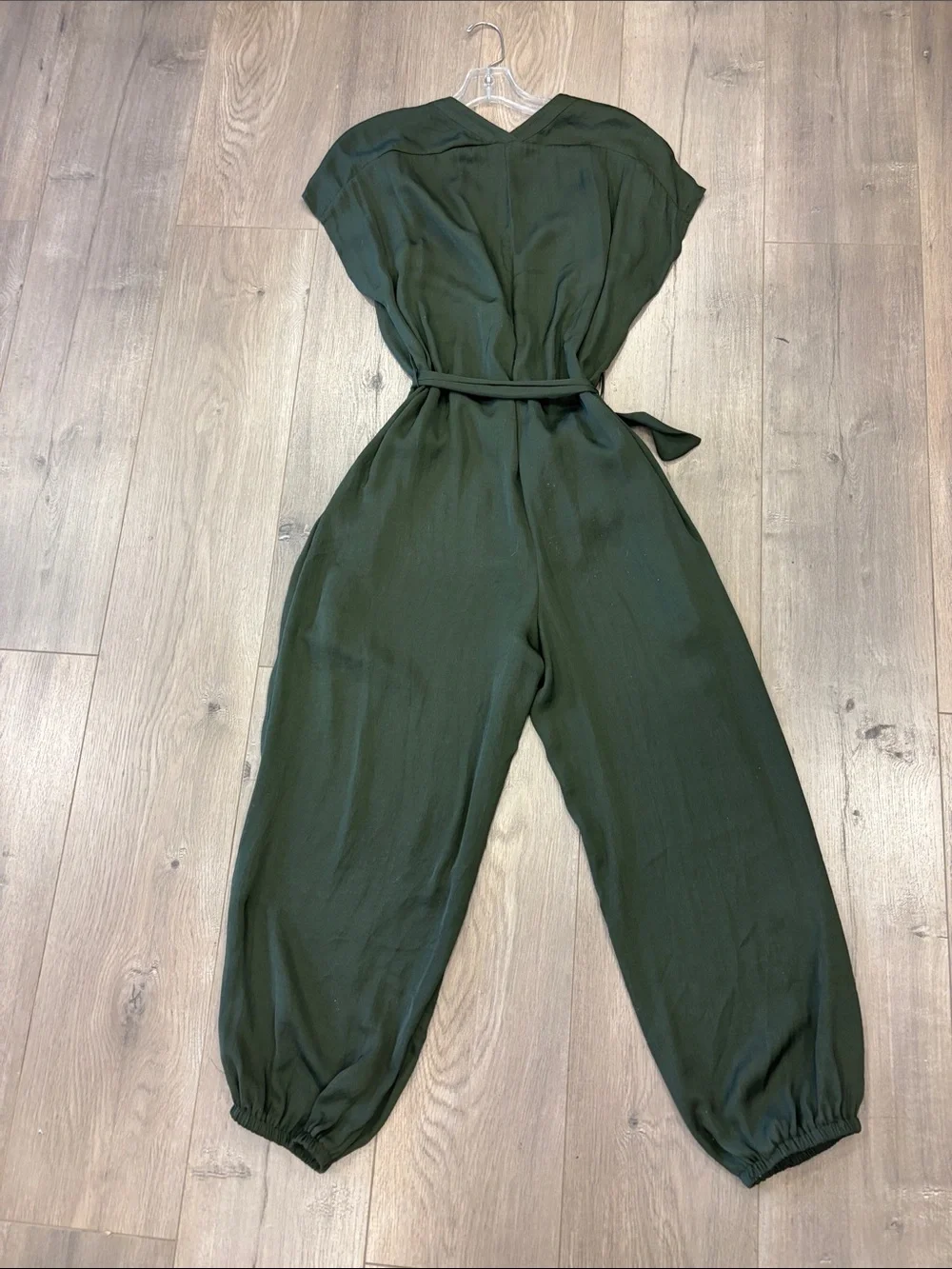 Anthropologie All in Favor Olive Green Jumpsuit - Picture 6 of 8